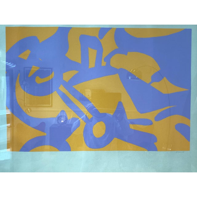 Carla Accardi, The Search for Color, 1970s, Lithograph, in Flawless conditions. Designed 1970 to 1979 This piece has an...