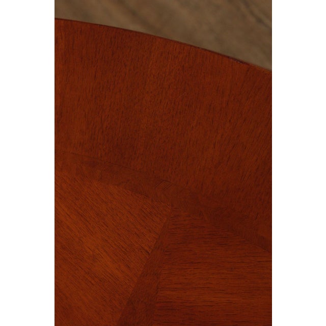 John Widdicomb John Widdicomb Round Mahogany Dining Table Designed By Chad Womack For Sale - Image 4 of 18