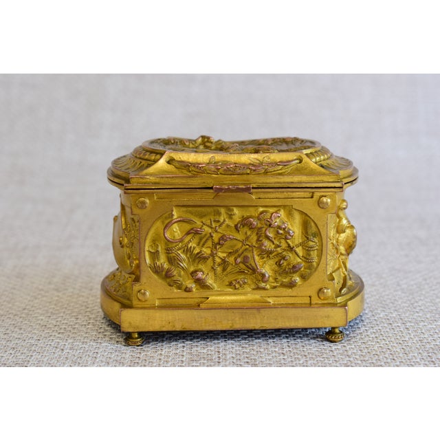 Antique Napoleon III Jewelry Box For Sale - Image 12 of 15