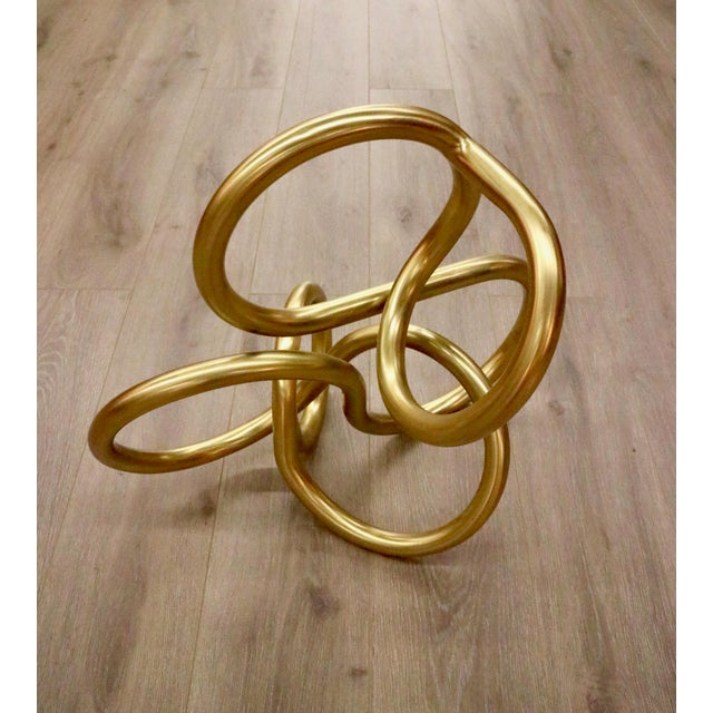 Brass Knot Sculpture Chairish
