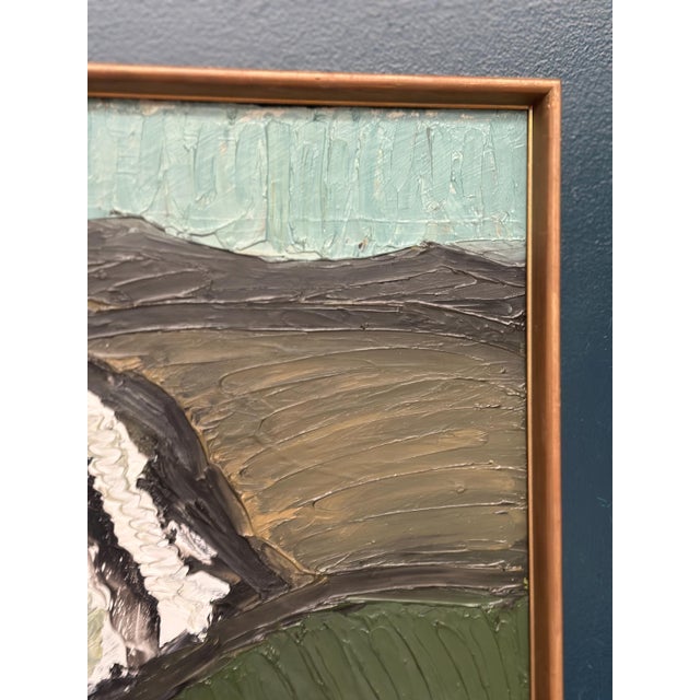 Thage Carlson, Abstract Landscape, 1950s, Oil on Panel, Framed For Sale - Image 5 of 18