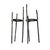 1960s Brutalist Black Iron Metal Twig Candle Holder MCM Decor For Sale - Image 5 of 7