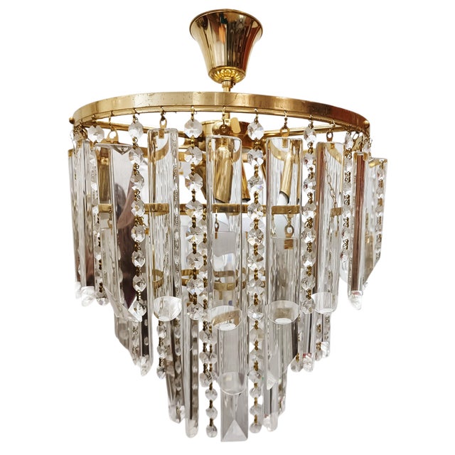 Murano Glass Chandelier, 1960s For Sale - Image 4 of 8