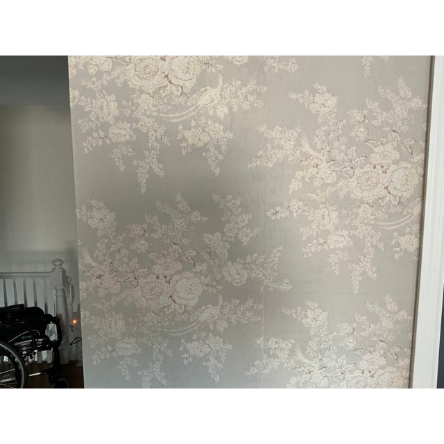 Ralph Lauren Double Roll Vintage Dauphine wallpaper from Batch 23. Floral design color Laurel.