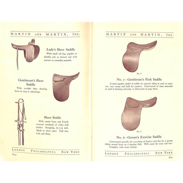 "Martin & Martin, Inc. Makers and Importers of High Grade Saddlery and Leather Goods" 1920 For Sale - Image 11 of 18