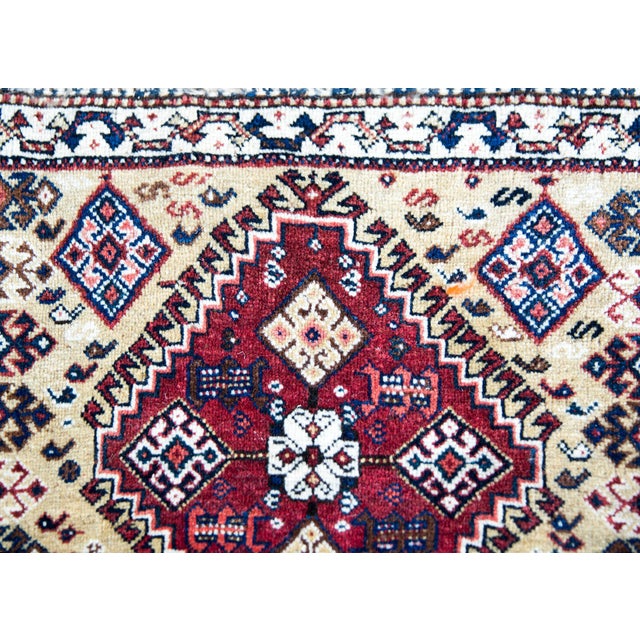 Early 20th Century Persian Afshar Rug For Sale - Image 4 of 10