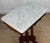 Brown Antique Eastlake Victorian Walnut Marble Top Rectangle Parlor Table For Sale - Image 8 of 16
