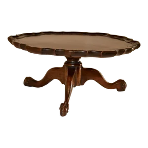 Mahogany Lazy Susan From England, C. 1900