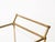 Faux Bamboo Brass and Crystal Serving Bar Cart from Maison Jansen, 1970s For Sale - Image 10 of 11