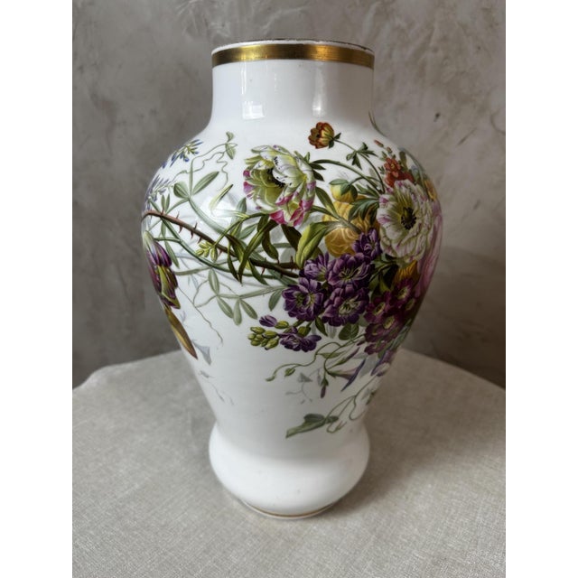 Antique Porcelain Vases, 1850, Set of 2 For Sale - Image 11 of 16