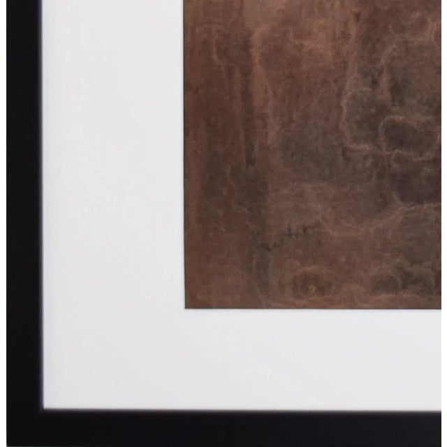 Paint Large Vintage Mid Century Abstract Expressionist Watercolor Painting by Gene Hutner For Sale - Image 7 of 7