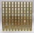 Gold Aero Foil Decorative Wall Object with Brass Ventilation Plates on Macrolon, 2019 For Sale - Image 8 of 8