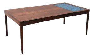 Hermann Bongard Rosewood Coffee Table With Catherine Holm Insert
