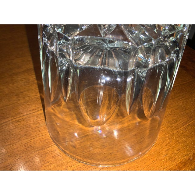 Transparent 1980s Petite Crystal Ice Bucket For Sale - Image 8 of 8