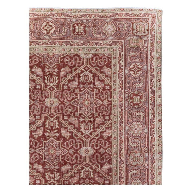 A vintage Turkish Anatolian accent rug handmade during the mid-20th century. Measures: 6' 0" x 8' 6"