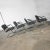 Late 20th Century Gray & Chrome Cantilever Chairs by United Chair Co Style of Steelcase Set of 4 For Sale - Image 6 of 12