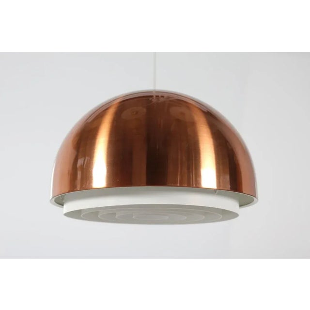 Danish Louis Poulsen Louisiana Copper Pendant by Vilhelm Wohlert Jørgen Bo., 1967 For Sale - Image 9 of 9