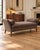 Bright Chair Company Upholstered Herringbone Chaise Daybed With Bolsters For Sale - Image 13 of 15