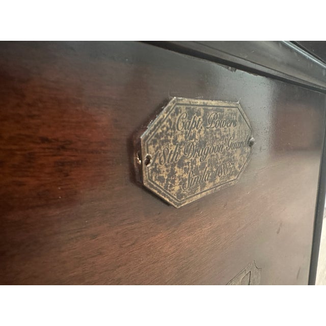 Brown Early 20th Century Theodore Alexander Walnut Chest of Drawers With Filing Cabinet For Sale - Image 8 of 11