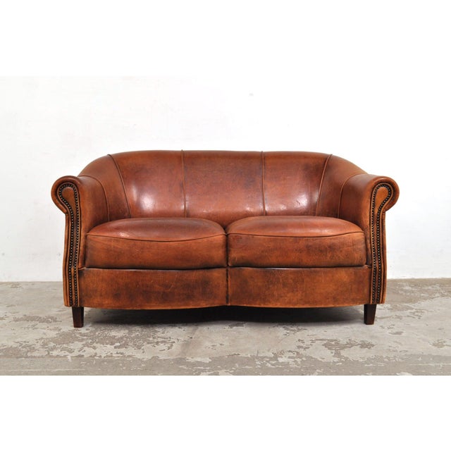 Vintage Joris Sofa in Sheep Leather, 1970s For Sale - Image 14 of 14