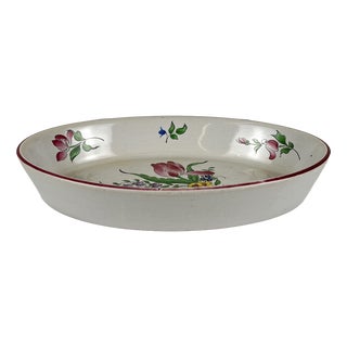 Réverbère Model Dish with Tulip Motif from KG Lunéville, 1980s For Sale