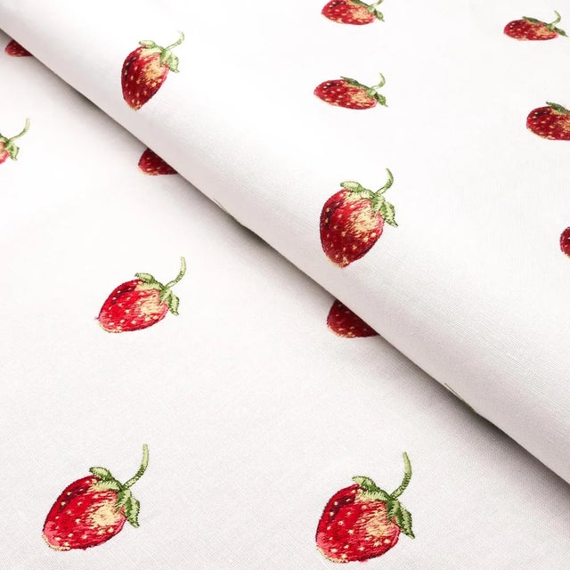 Schumacher Sample - Schumacher x Johnson Hartig Freshie Fresh Fabric in Ivory For Sale - Image 4 of 6