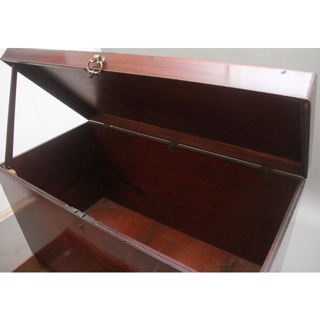 Mahogany Irish Silver Chest, 1770s For Sale - Image 9 of 14