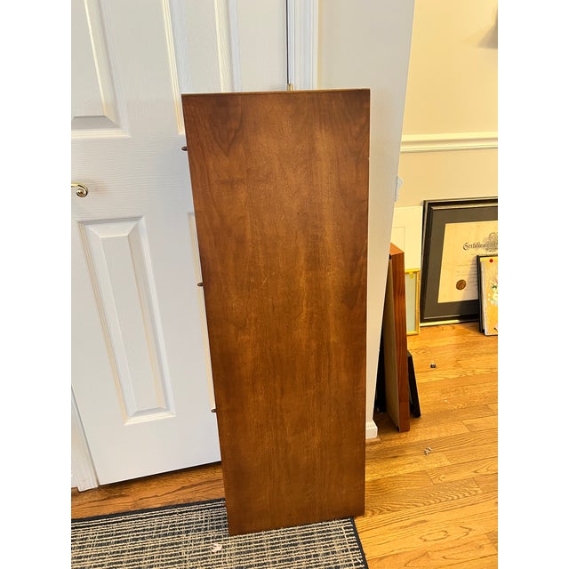 1950s Mid-Century Modern Walnut Drop-Leaf Extension Dining Table For Sale - Image 15 of 18