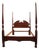 Kincaid Furniture Traditional Style General William Lenoir Queen Size Four Poster Bed Limited Edition A6917 For Sale