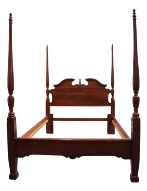 Kincaid Furniture Traditional Style General William Lenoir Queen Size Four Poster Bed Limited Edition A6917