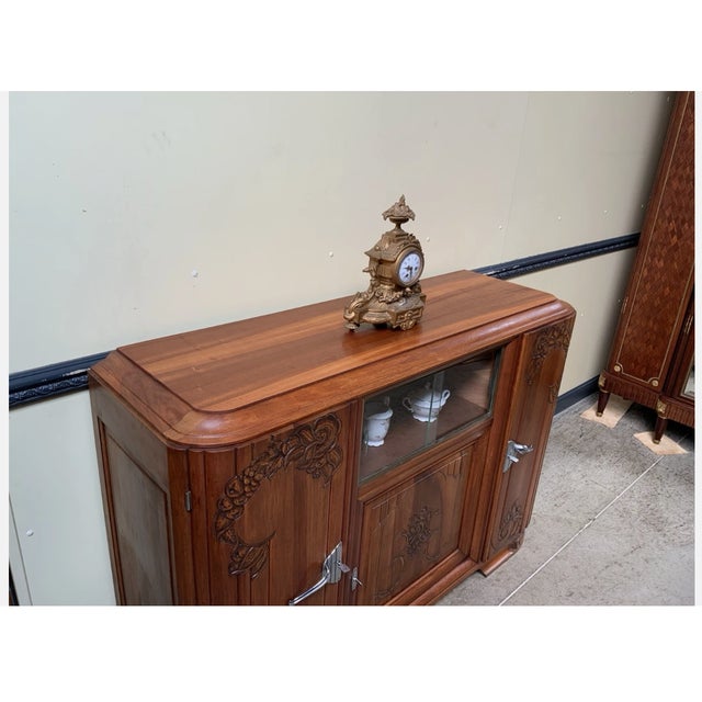 Brown Vintage Art Deco Credenza, 1930 For Sale - Image 8 of 11