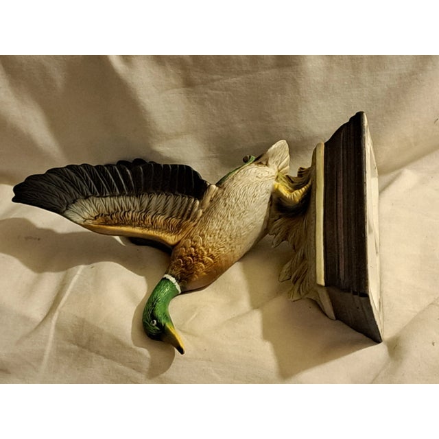 1950s Midcentury Mallard Duck Statue For Sale - Image 5 of 12