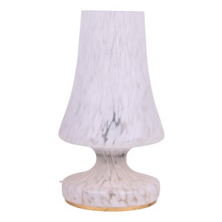 Mid-Century Czech Glass Table Lamp, 1960s For Sale