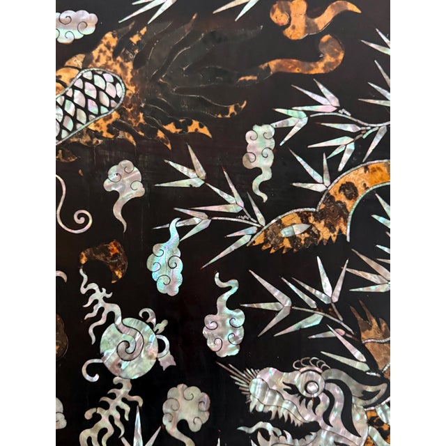 Musuem Quality Antique Korean Table with superb Inlay Joseon Dynasty For Sale - Image 11 of 18