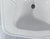 1948 Vintage Art Deco White Vitreous China Pedestal Sink in Excellent Condition For Sale - Image 10 of 18