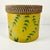 Boho Chic 1990s Vintage Coastal Boho Chic Wicker Lidded Bamboo Leaf Motif Storage Box, Medium For Sale - Image 3 of 10