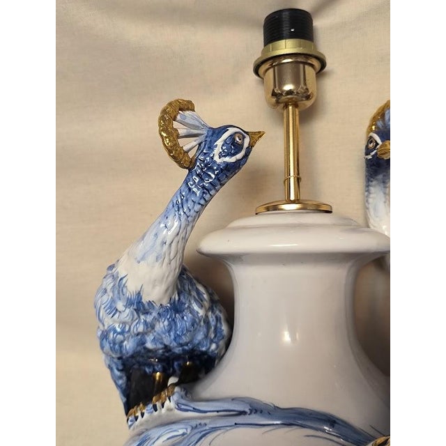 1970s Capodimonte Porcelain Lamp, Italy, 1970s For Sale - Image 5 of 13