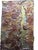 Iridescent Impasto Vintage Original Abstract Expressionist 16” Painting Wear Cracks For Sale - Image 4 of 6