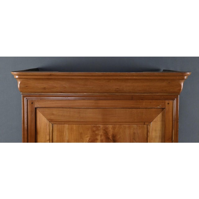 Wood Small Late 19th Century Louis Philippe Cherrywood Bonnetière, 1890s For Sale - Image 7 of 18