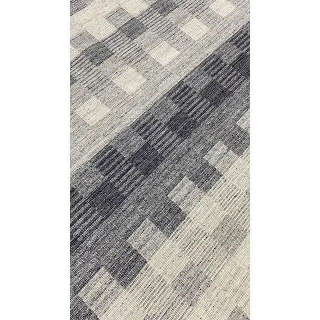 Textile Handwoven Scandinavian Style Kilim Rug For Sale - Image 7 of 11