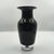 1970s Mid-Century Modern Murano Sommerso Jet Black Art Glass Vase With Controlled Bubble Base, 1970s For Sale - Image 5 of 8