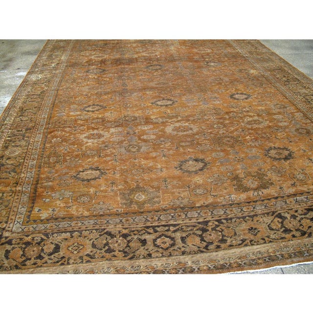 Early 20th Century Galerie Shabab Collection Early 20th Century Persian Mahal Room Size Carpet For Sale - Image 5 of 10