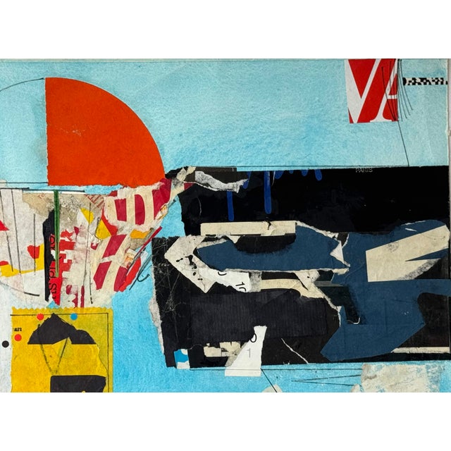 Collage and mixed media on paper, 49x63 cm. Signed and dated Middleton '89 Signed by Maker