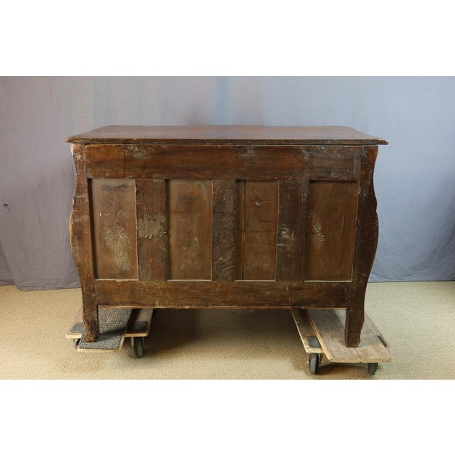 Antique Carved Walnut Chest of Drawers, 1700s For Sale - Image 12 of 15