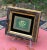 1930s Aged Vintage Irish Erin Go Bragh Silk Flag in Gilt Walnut Frame For Sale - Image 9 of 10