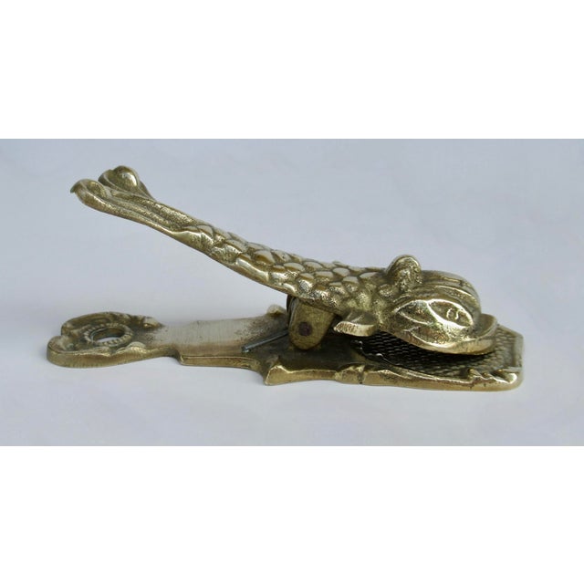 C.1960's Mid-Century Brass Koi Fish Letter Clip/Holder For Sale - Image 4 of 10