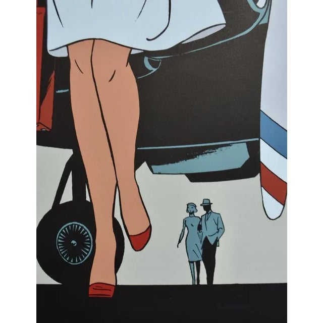 Philippe Berthet, Pin-Up L'avion, Silkscreen For Sale - Image 7 of 8