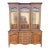 1980s Century Furniture French Country Illuminated China Cabinet For Sale