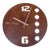 Large Wooden Wall Clock, Mebus, Germany, 1990s. For Sale