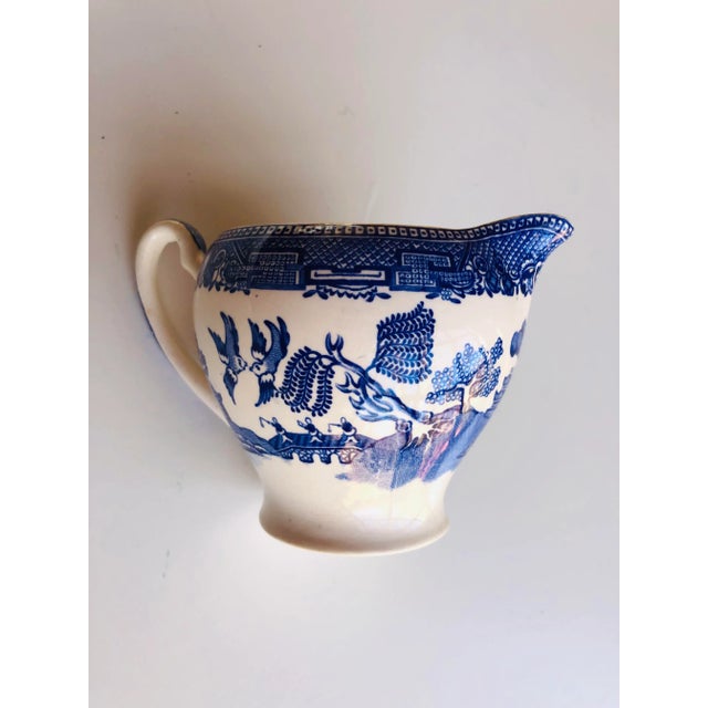Vintage Alfred Meakin "Old Willow" Creamer /Pitcher For Sale In New York - Image 6 of 6